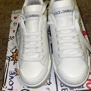 Portofino sneakers in nappa leather and rubber toe-cap